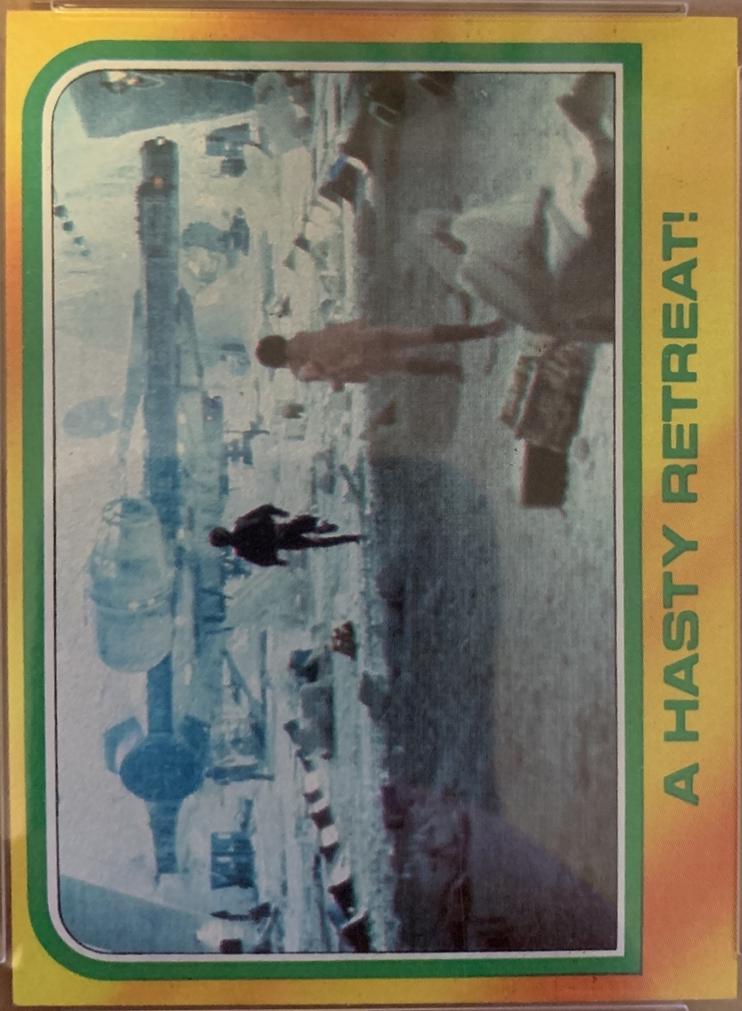 1980 : Empire Strikes Back A Hasty Retreat #298 card