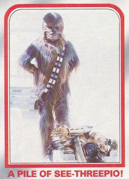 1980 : Empire Strikes Back A Pile of See-Threepio #84 card