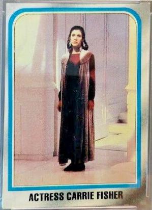 1980 : Empire Strikes Back Actress Carrie Fisher #225 card