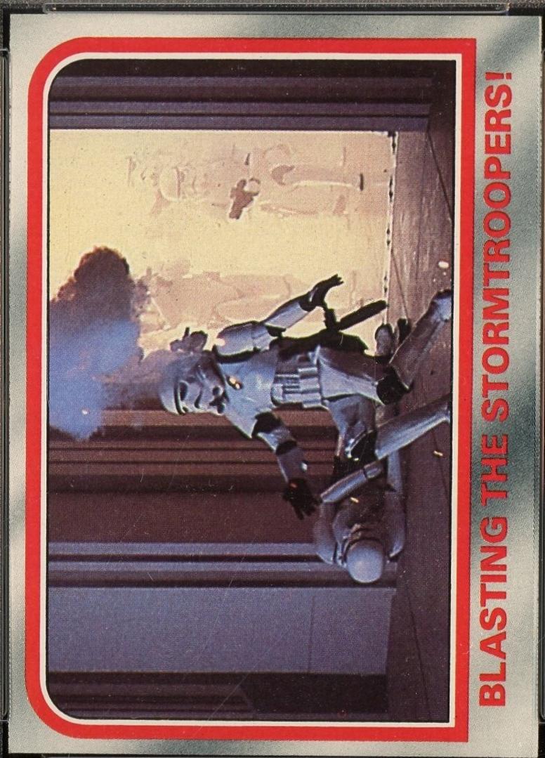 1980 : Empire Strikes Back Blasting the Stormtroopers #111 card