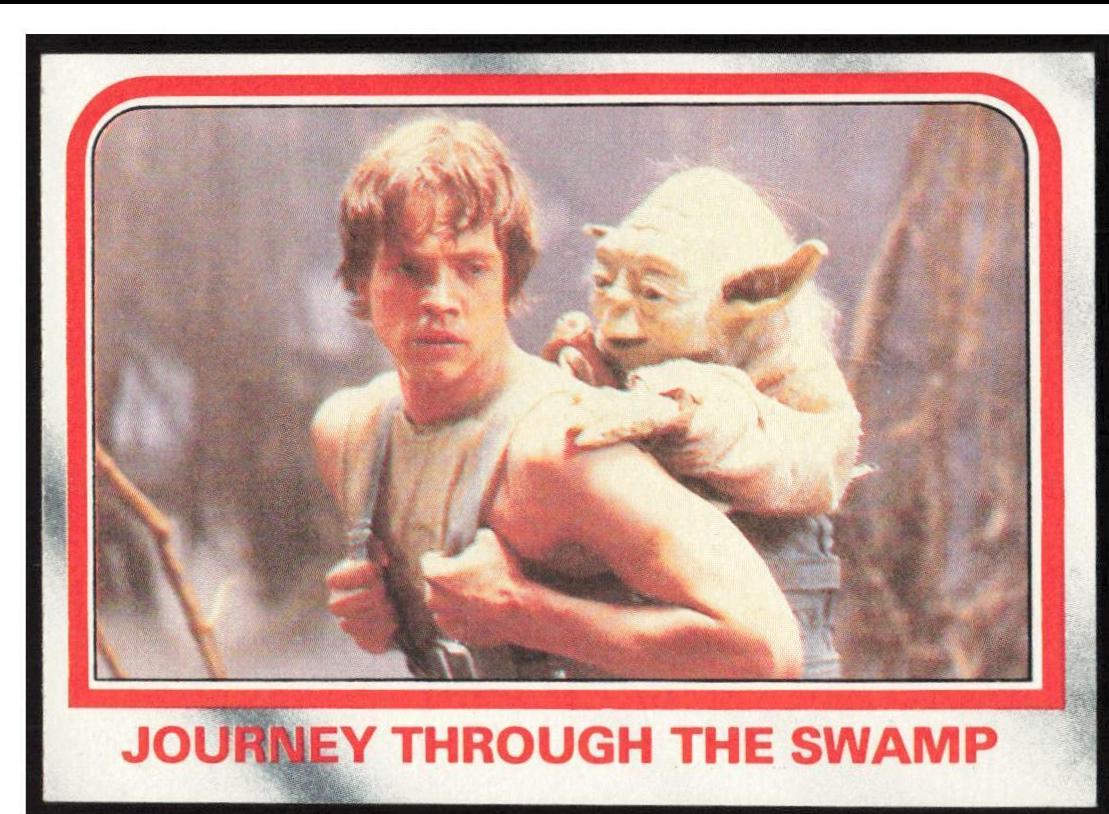 1980 : Empire Strikes Back Journey Through the Swamp #60 card