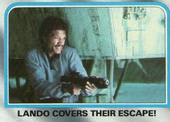 1980 : Empire Strikes Back Lando Covers Their Escape #221 card