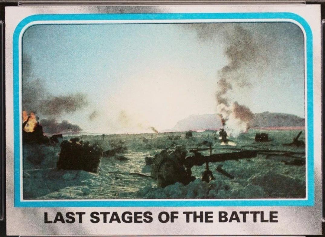 1980 : Empire Strikes Back Last Stages of the Battle #161 card