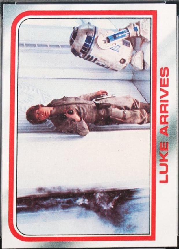 1980 : Empire Strikes Back Luke Arrives #100 card