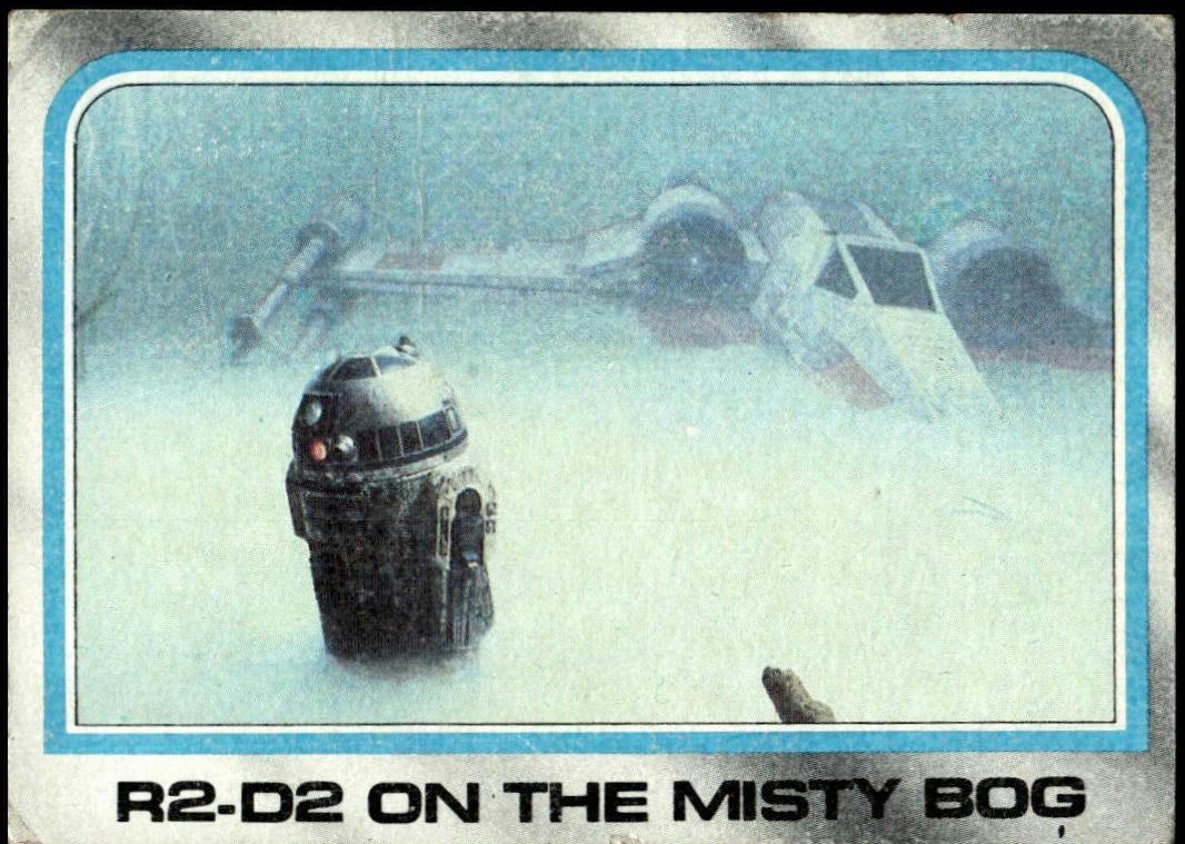 1980 : Empire Strikes Back R2-D2 on the Misty Bog #245 card