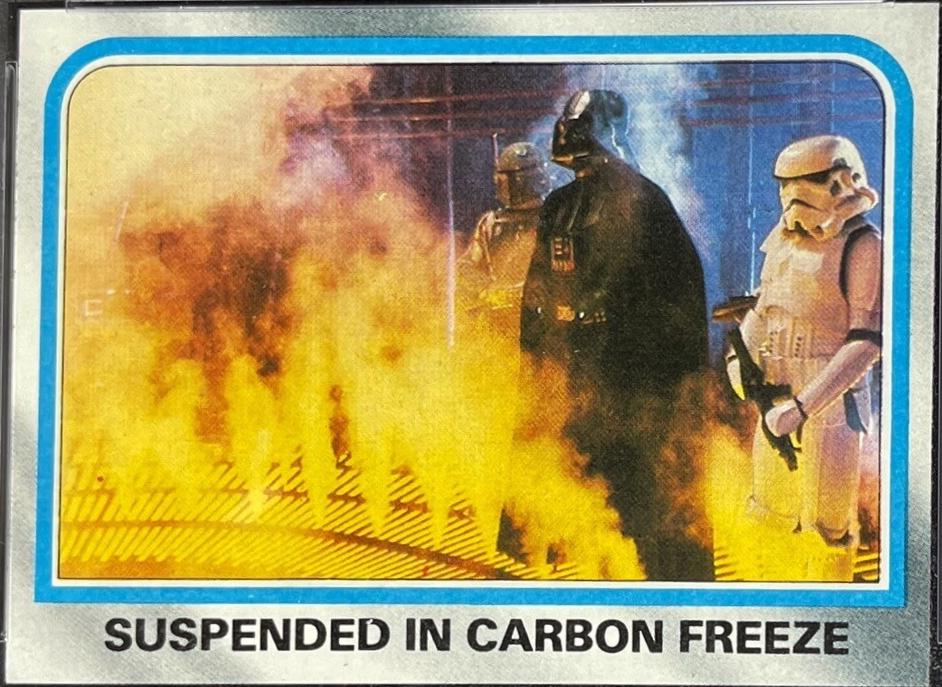 1980 : Empire Strikes Back Suspended in Carbon Freeze #206 card