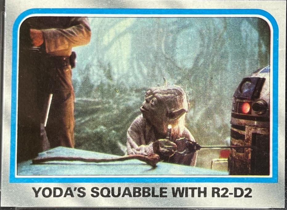 1980 : Empire Strikes Back Yoda's Squabble with R2-D2 #235 card