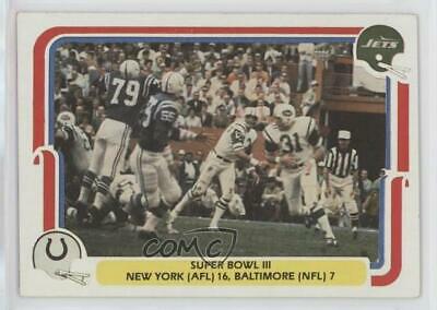 1980 Fleer Team Action Super Bowl III #59 card