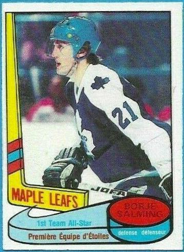 1980 O-Pee-Chee Borje Salming [All Star] #85 card