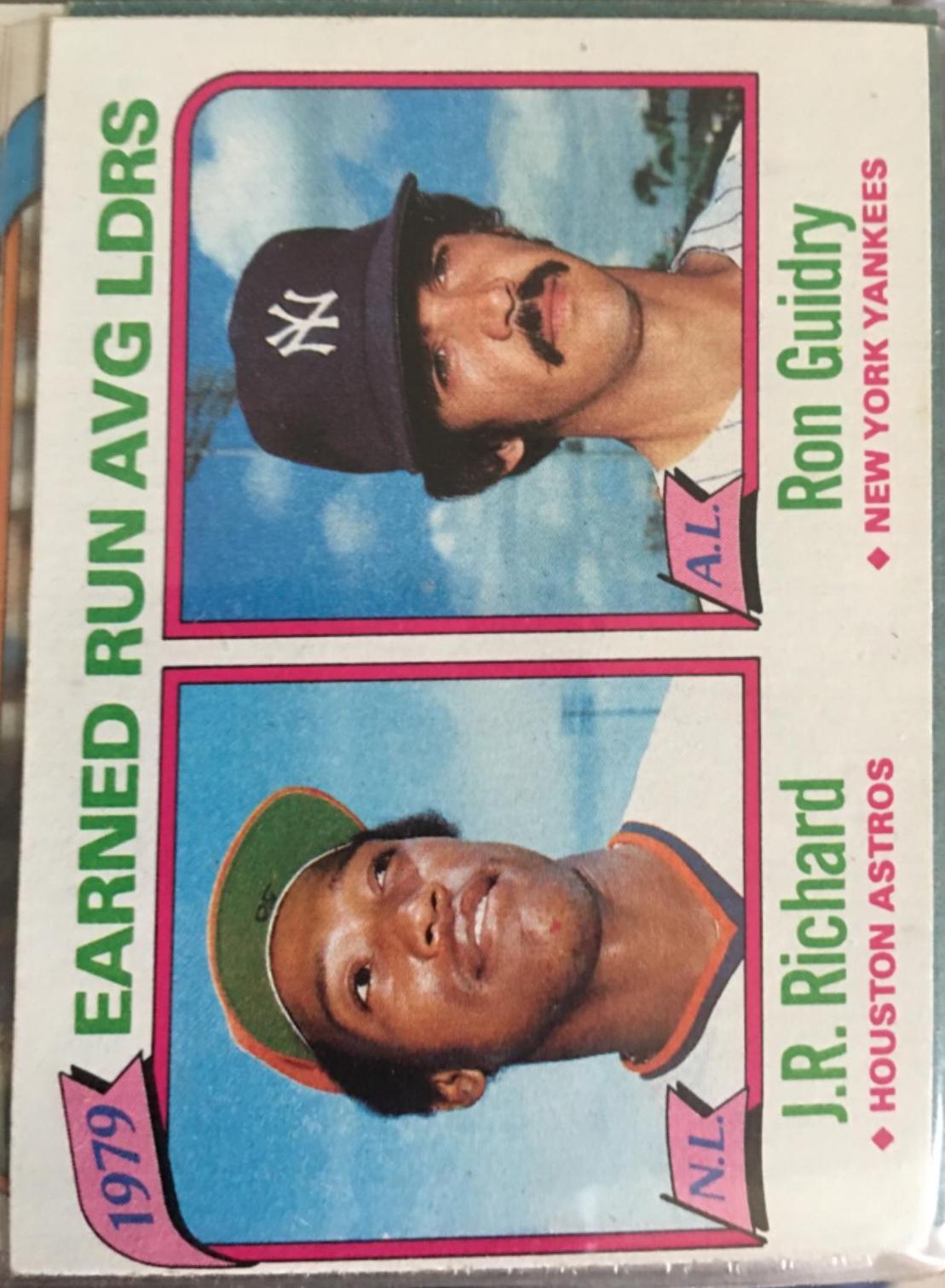 1980 Topps 1979 Earned Run Average Leaders #207 card
