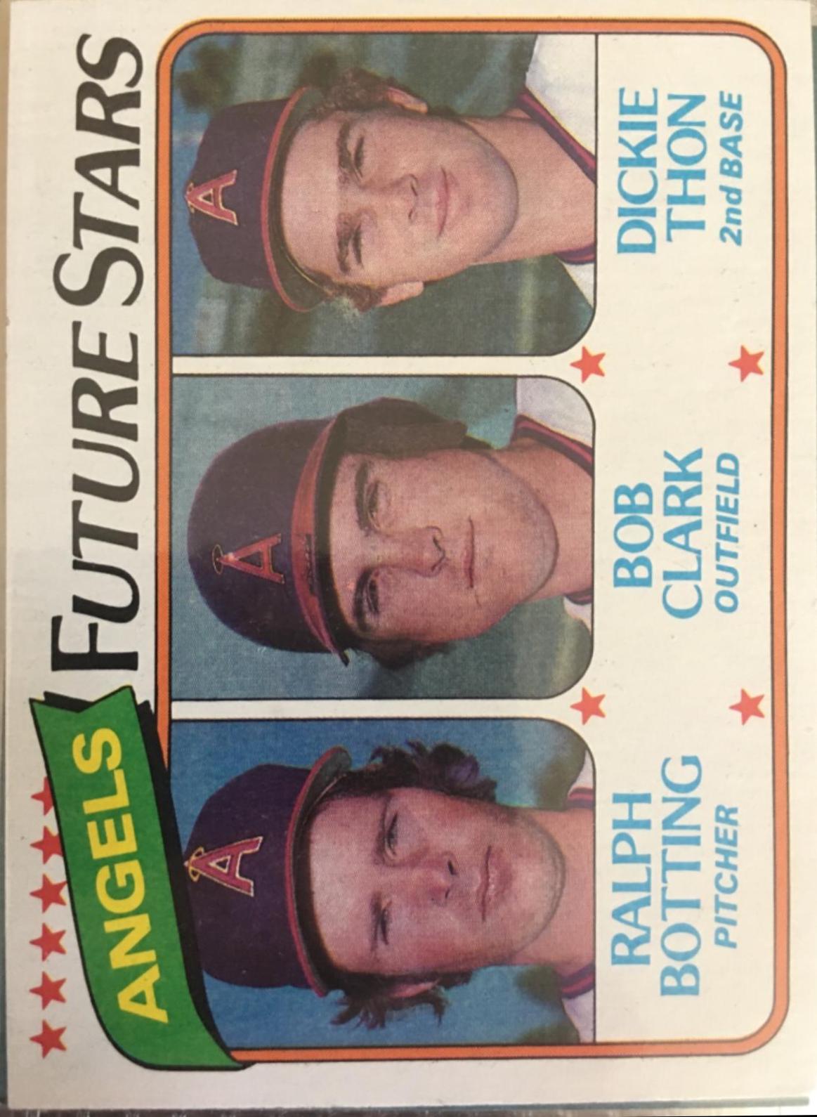 1980 Topps Angels Future Stars #663 card