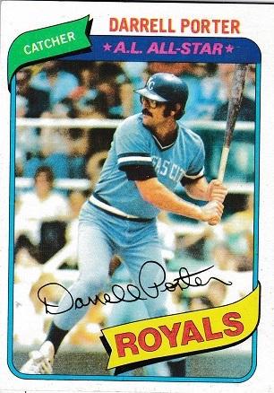 1980 Topps Darrell Porter #360 card