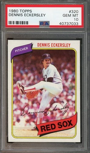 1980 Topps Dennis Eckersley #320 card