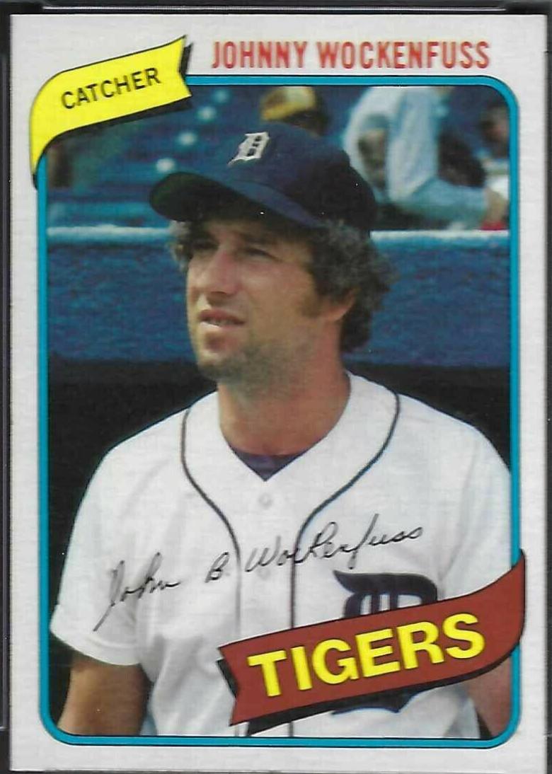 1980 Topps Johnny Wockenfuss #338 card