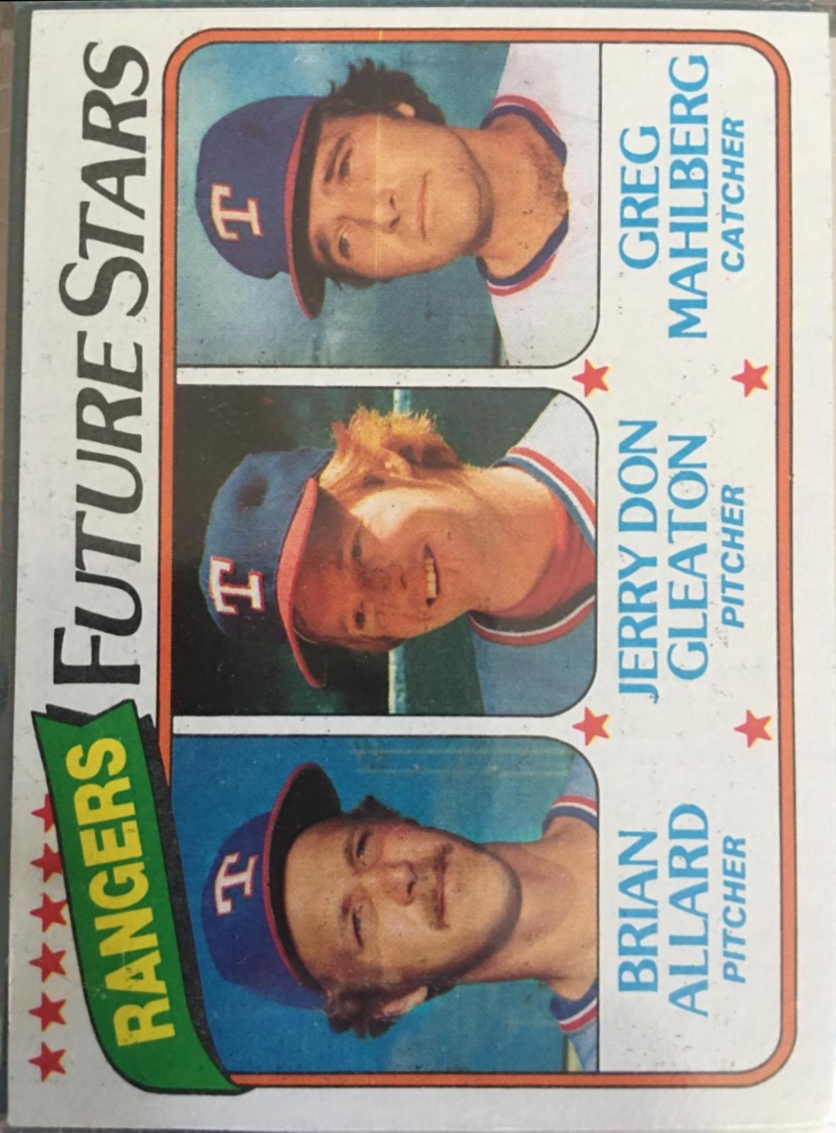 1980 Topps Rangers Future Stars #673 card