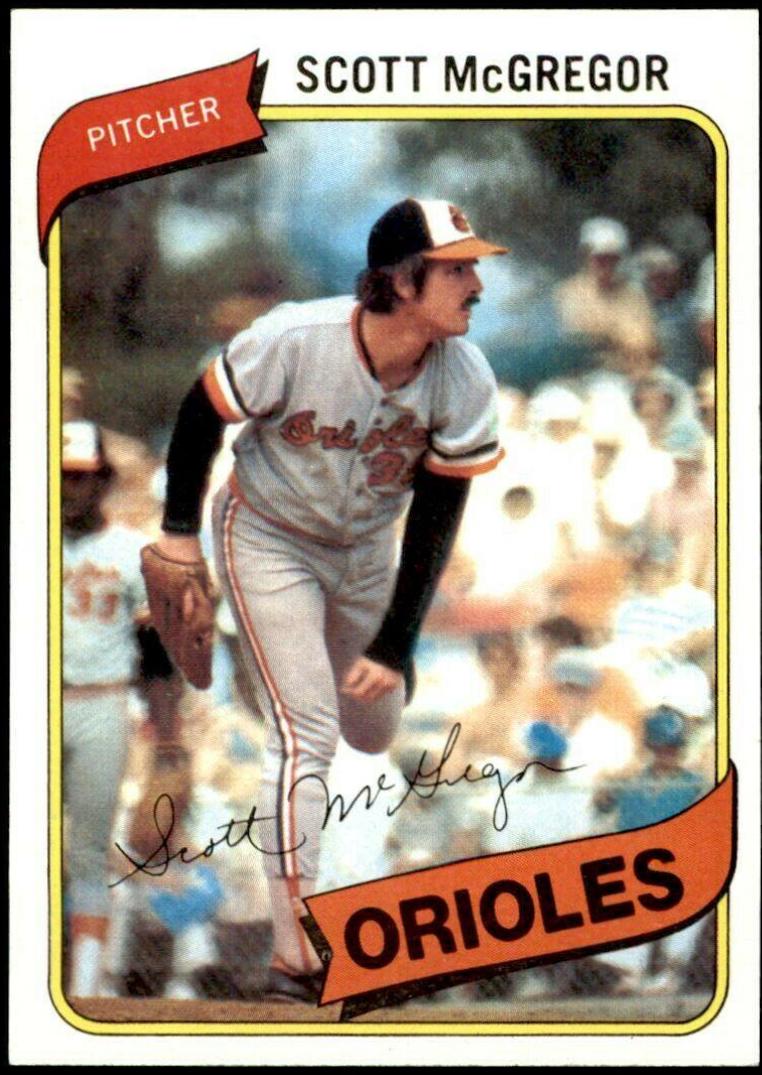 1980 Topps Scott McGregor #237 card