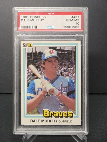 1981 Donruss Dale Murphy #437 card