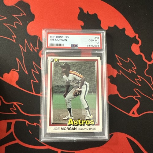 1981 Donruss Joe Morgan #18 card