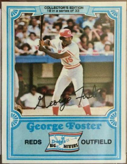1981 Drake's George Foster #18 card