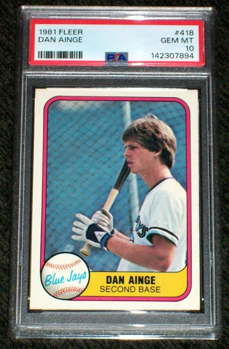 1981 Fleer Dan Ainge #418 card