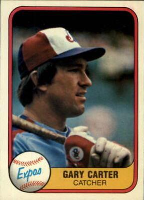 1981 Fleer Gary Carter #142 card