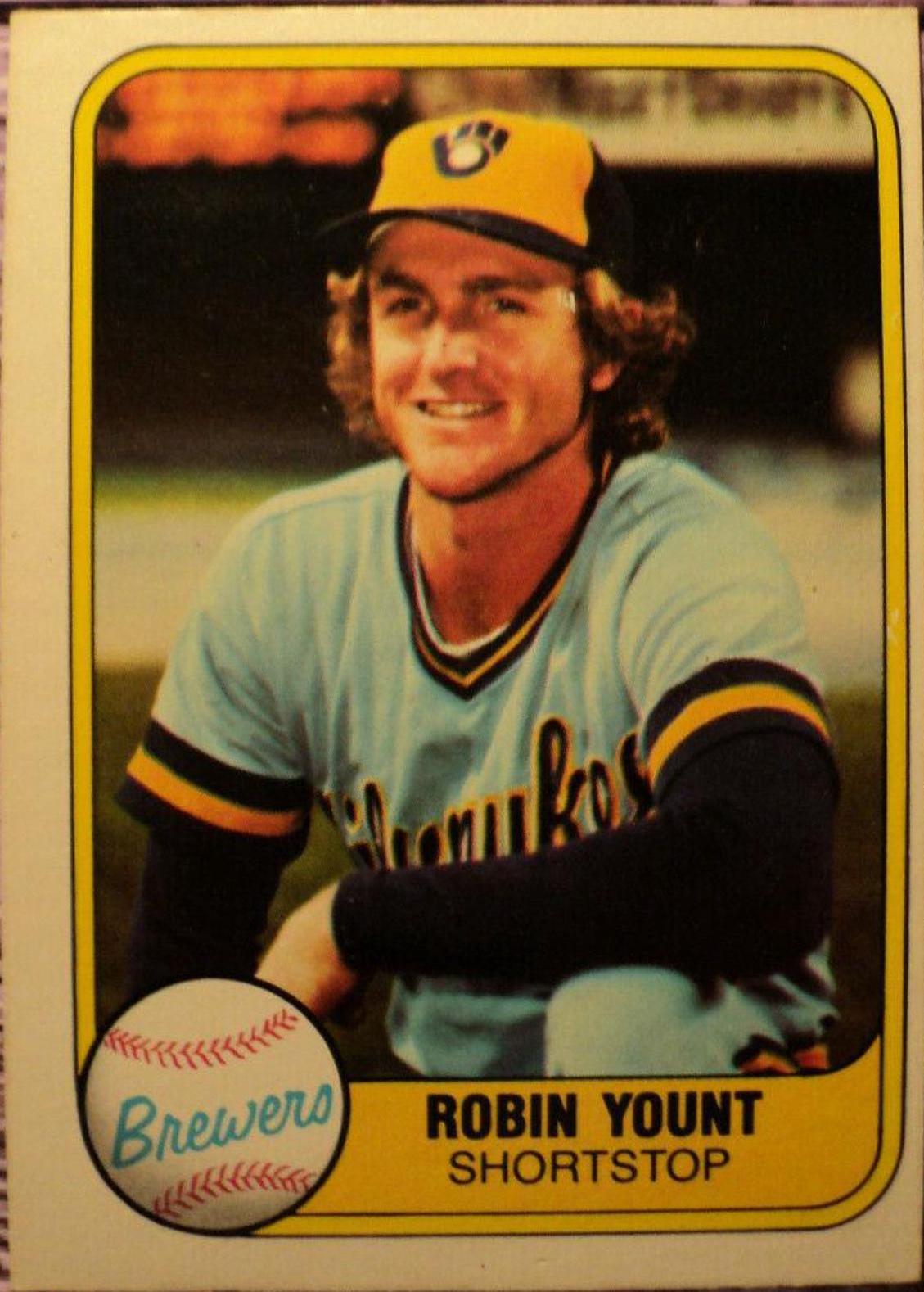 1981 Fleer Robin Yount #511 card