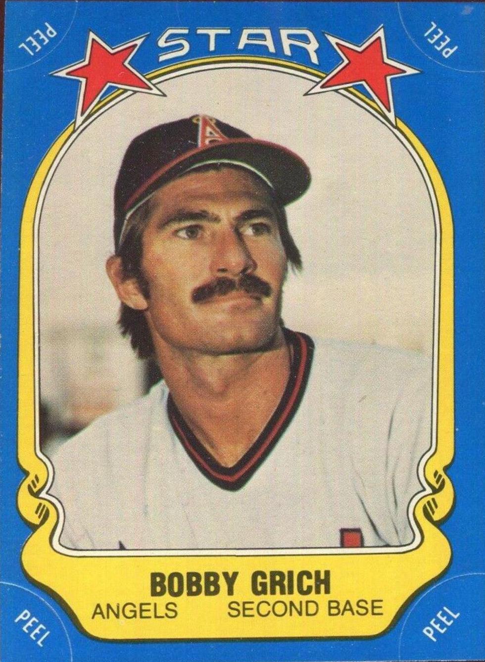 1981 Fleer Star Stickers Bobby Grich #50 card
