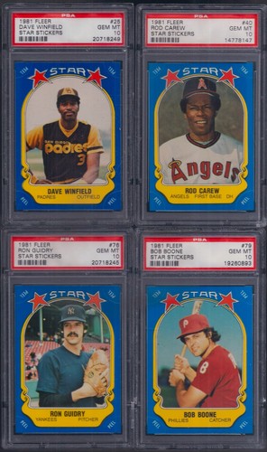 1981 Fleer Star Stickers Dave Winfield #25 card