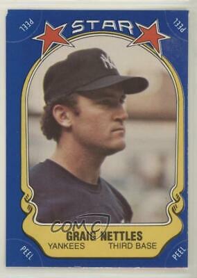 1981 Fleer Star Stickers Graig Nettles #72 card