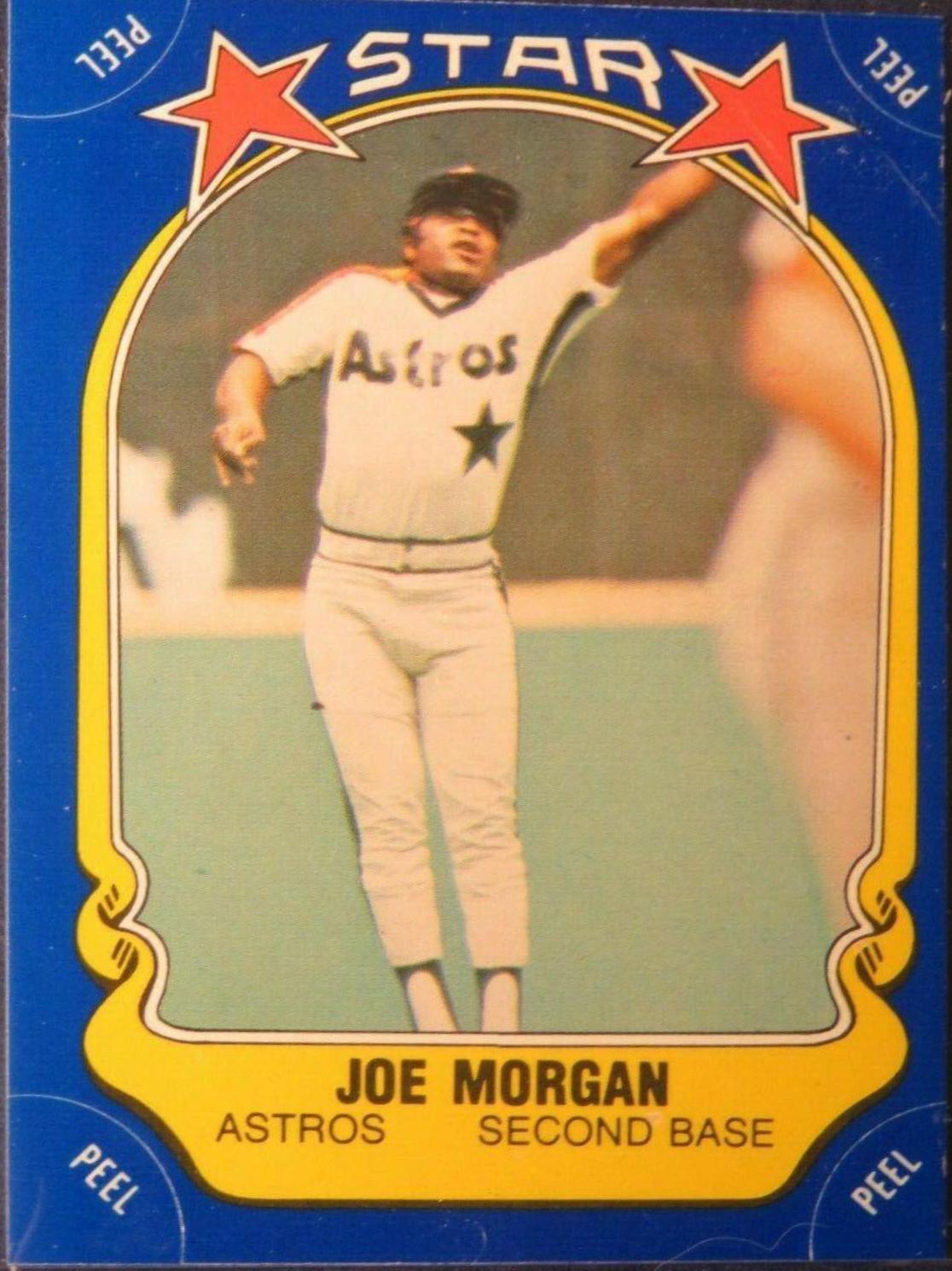 1981 Fleer Star Stickers Joe Morgan #109 card