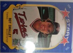 1981 Fleer Star Stickers Roy Smalley #55 card