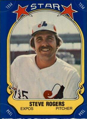 1981 Fleer Star Stickers Steve Rogers #57 card