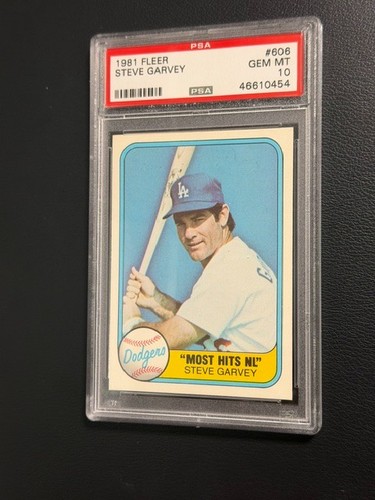 1981 Fleer Steve Garvey #606 card