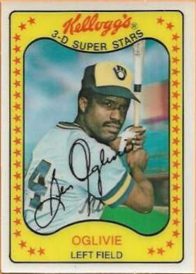 1981 Kellogg's Ben Oglivie #20 card