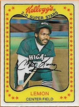 1981 Kellogg's Chet Lemon #19 card