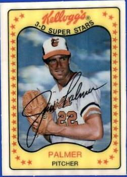 1981 Kellogg's Jim Palmer #2 card