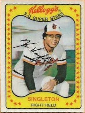 1981 Kellogg's Ken Singleton #39 card