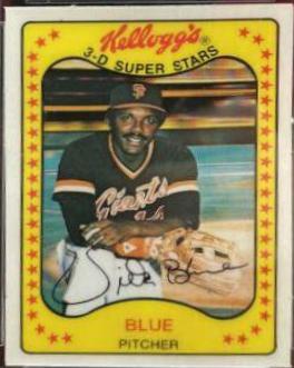 1981 Kellogg's Vida Blue #23 card