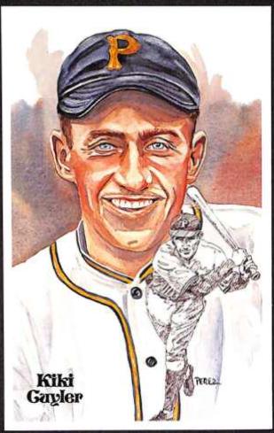 1981 Perez Steele HOF Postcard Kiki Cuyler #108 card