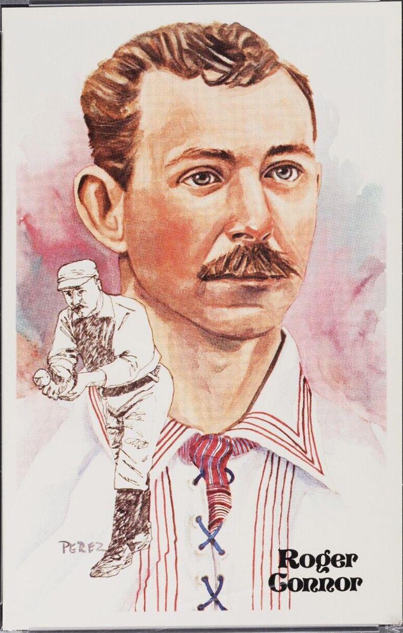 1981 Perez Steele HOF Postcard Roger Connor #153 card