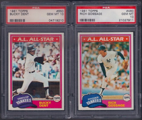 1981 Topps Bucky Dent #650 card