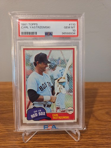1981 Topps Carl Yastrzemski #110 card