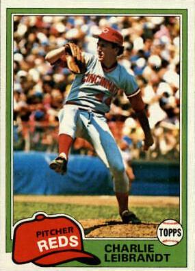 1981 Topps Charlie Leibrandt #126 card