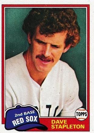 1981 Topps Dave Stapleton #81 card
