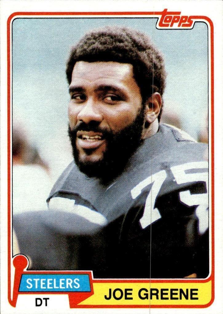 1981 Topps Joe Greene #495 card