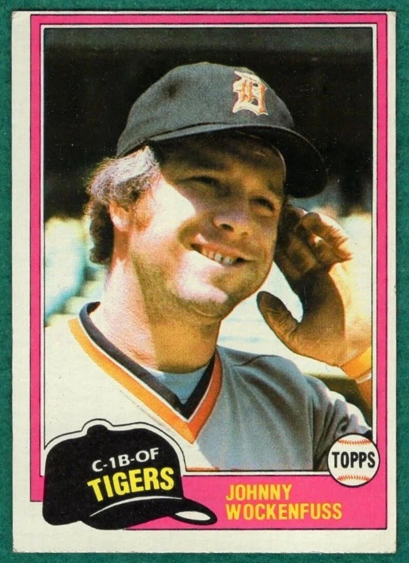 1981 Topps Johnny Wockenfuss #468 card