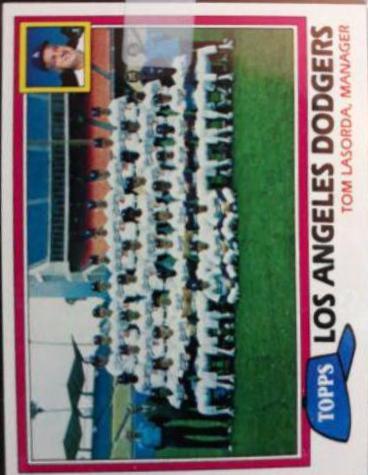 1981 Topps Los Angeles Dodgers / Tom Lasorda #679 card
