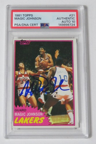 1981 Topps Magic Johnson #21 card