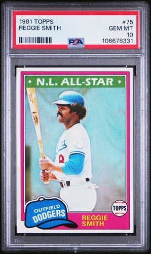 1981 Topps Reggie Smith #75 card