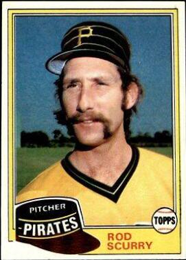 1981 Topps Rod Scurry #194 card